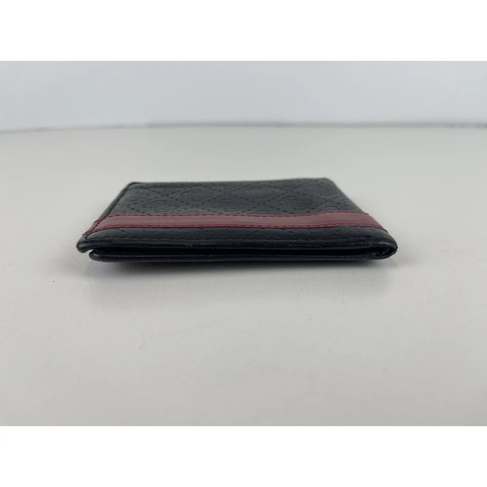 GUESS 31GU13X008 Men Bifold Wallet‎ - Black/Red, used